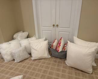 Large Collection of Pillows