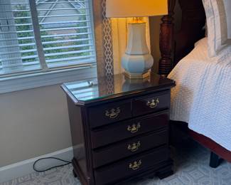 Carlisle Collections Mahogany 3 Drawer End Table (28"W x 16"D x 30"H / pair)