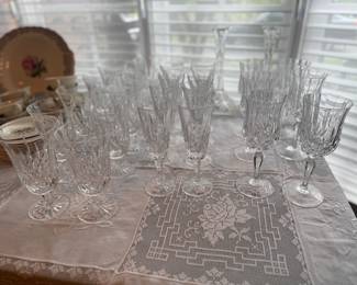Large Collection of Waterford Crystal Glasses