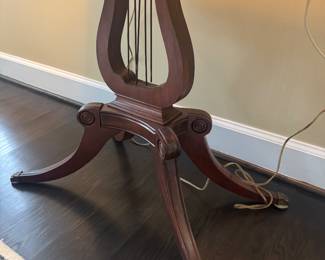 Lexington Furniture Lyre Game Table (30"W x 15"/30"D x 28"H)