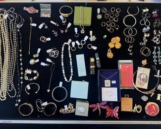 Collection of Gold, Silver & Costume Jewelry