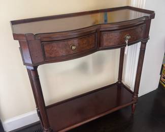Woodbridge Furniture 2 Drawer Wales Console Table (32"W x 13"D x 33"H)