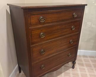Berkey & Gay of Grand Rapids, Michigan Chest of 4 Drawers (36"W x 21"D x 46"H)