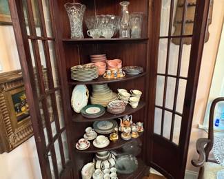 China Patterns Continued  (China Cabinet In This Picture Is Not For Sale)