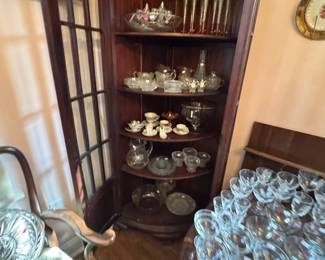 Glassware continued  (China Cabinet IS For Sale)