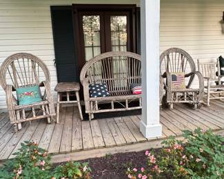 Bent Wood Rocker Outdoor Furniture