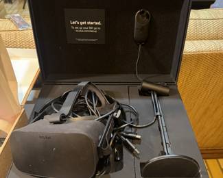 Meta Oculus Rift CV1 VR Virtual Reality Headset System - Black