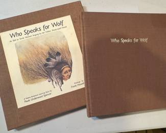 "Who Speaks for Wolf" Autographed by Paula Underwood Spencer & Frank Howell