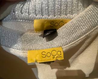 st john size 12 or large on  this SOCA -sweater set    great colors 
