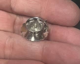 STERLING TEA/COFFEE CUP CHARM 