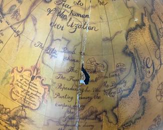 $75 OBO - Globe Wine Bar - Partial Crack