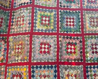 $180 Large Vintage Quilt, great condition only minor wear see pictures , no notable stains, pet free /smoke free