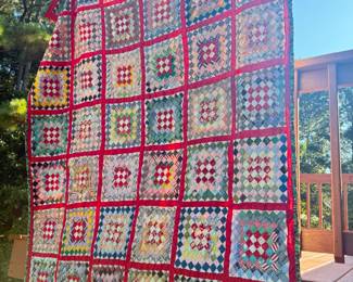 $180 Large Vintage Quilt, great condition only minor wear see pictures , no notable stains, pet free /smoke free