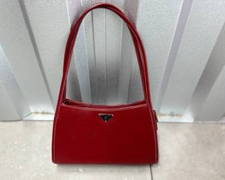  $200 Red Prada Handbag