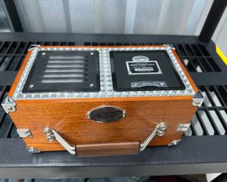 $50 - Spirit of St. Louis Radio Alarm Clock Aviator Flight Case 