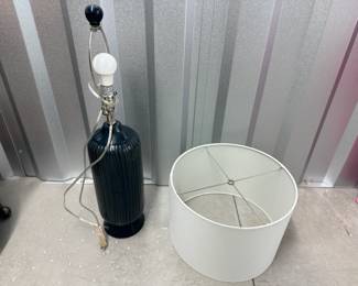 $20 blue lamp with shade in good condition