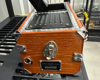 $50 - Spirit of St. Louis Radio Alarm Clock Aviator Flight Case 