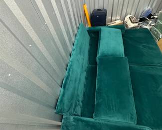 $1250 - Joybird Peacock Blue Double Chaise/Daybed - 85"W x 59"L x 30"H - Great Condition