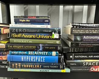 $75 - Lot of Non-Fiction, Mainly Science/Astronomy Texts & Coffee Table Books