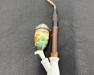 $50  Porcelain Deer Pipe 