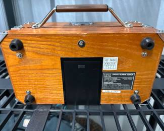 $50 - Spirit of St. Louis Radio Alarm Clock Aviator Flight Case 