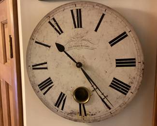 Round Wall Clock with Roman numerals