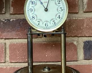 Gold Mantle Clock on stand
