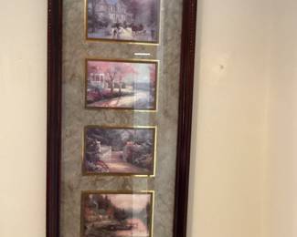Wall Art 4 Thomas Kincade prints