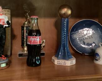 Earnhardt Coca Cola and Christmas Plate