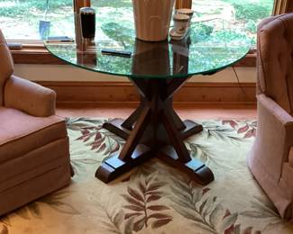 Set of 2 Vintage Ethan Allen Pink Armchair