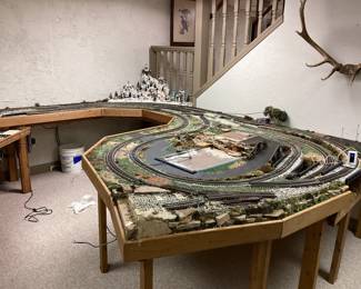 Train Table and landscapes