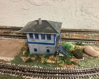 Train table and landscapes
