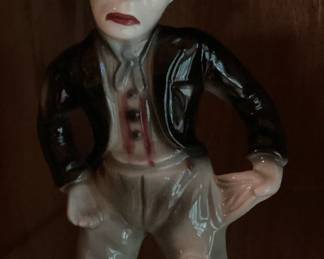 Royal Dalton Clown with tophat and black jacket