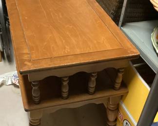 Mid Century Maple accent table
