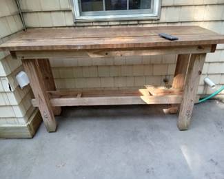 8 ft wood bar heigth table
