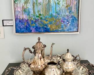 Antique Silver Plated tea service