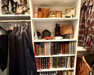 Men's clothing, Books, ties, boots....