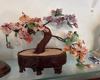 Glass Flower Bonsai Tree 