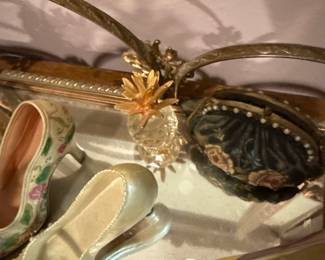 vintage miniature shoe collection 