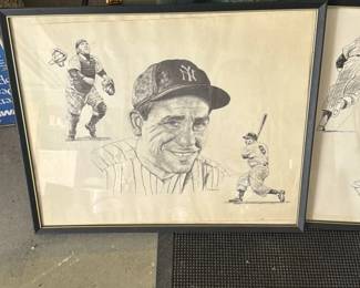 Babe Ruth and Lou Gehrig Sketch 