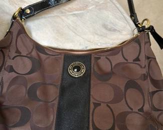Coach Monogram Hobo Bag 
