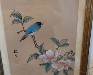 Japanese Bird and Flower Painting 