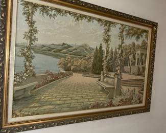Vintage Landscape Tapestry 