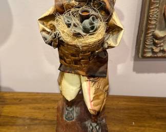 Mexican paper mache folk art figurine 