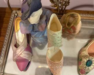 vintage miniature shoe collection 