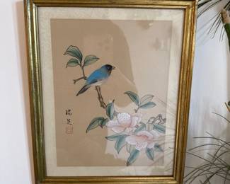 Japanese Bird and Flower Painting 