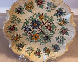 Hand Painted Ceramic Decorative Plate 