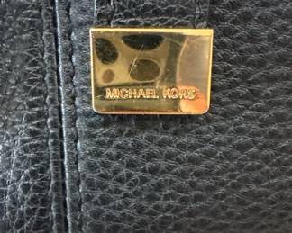 Michael Kors black leather bag 