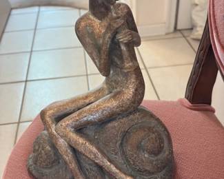 Art Nouveau Figural Bronze Sculpture 