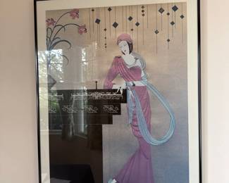 Lillian Shao Champagne Art Nouveau Poster 